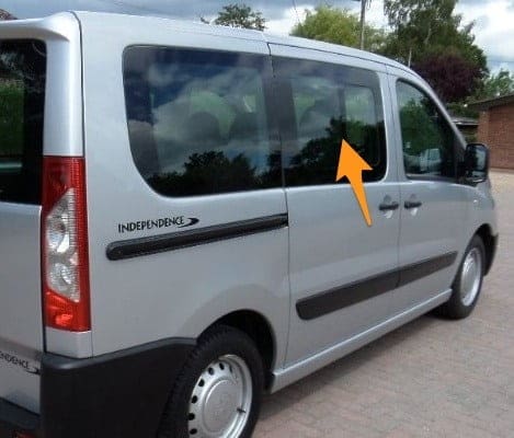 Toyota Proace Pair Of Privacy Tinted Opening Windows With FREE Fitting Kit Worth Over £50.00